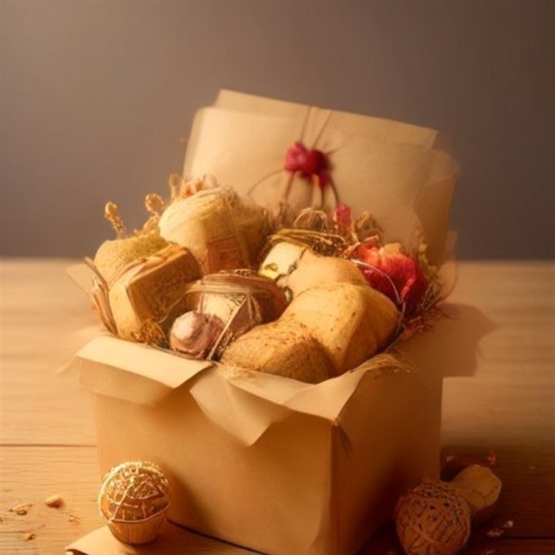 A House Of Bakery gift hamper packed for an occasion